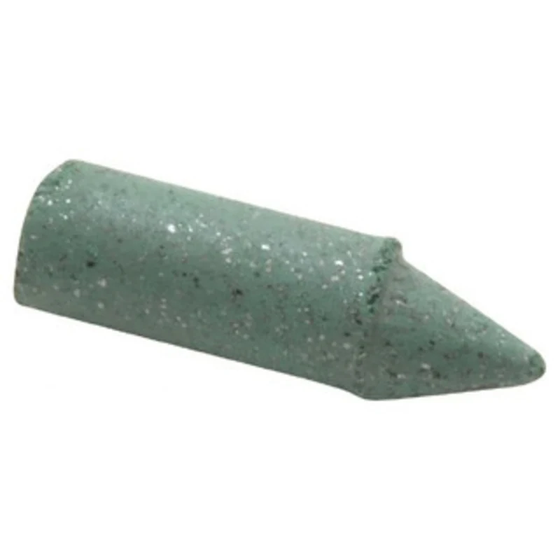 Rubberized Abrasive Points, 100 Piece Set, Max. 24,000 RPM, Coarse Grade, Code 80, Cone, 9/32 Diameter, 1 Length - 88...